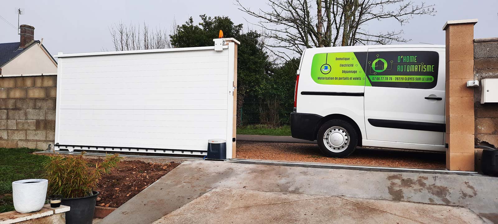 DHOME Automatisme zone intervention électricité domotique automatisme - Cloyes Châteaudun Vendôme Bonneval rayon 30 km